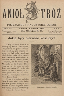 Anioł Stróż : przyjaciel i nauczyciel dzieci. 1902, nr 4