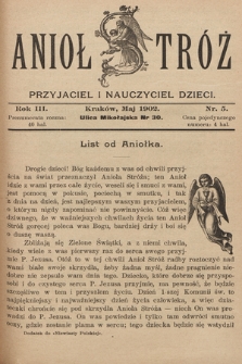 Anioł Stróż : przyjaciel i nauczyciel dzieci. 1902, nr 5