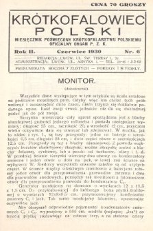 Krótkofalowiec Polski : miesięcznik poświęcony krótkofalarstwu polskiemu : oficjalny organ P.Z.K. 1930, nr 6