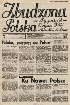 Zbudzona Polska : tygodnik : organ walki o Wielką Polskę dla Polaków. 1937, nr 1