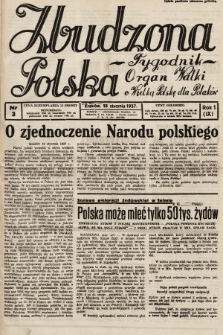 Zbudzona Polska : tygodnik : organ walki o Wielką Polskę dla Polaków. 1937, nr 3