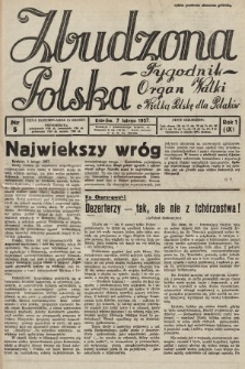 Zbudzona Polska : tygodnik : organ walki o Wielką Polskę dla Polaków. 1937, nr 5