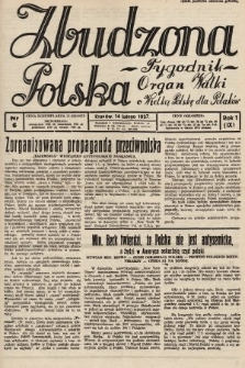Zbudzona Polska : tygodnik : organ walki o Wielką Polskę dla Polaków. 1937, nr 6