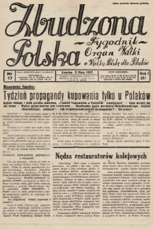 Zbudzona Polska : tygodnik : organ walki o Wielką Polskę dla Polaków. 1937, nr 17