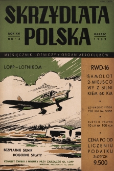 Skrzydlata Polska. 1939, nr 3