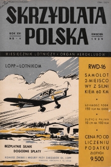 Skrzydlata Polska. 1939, nr 4