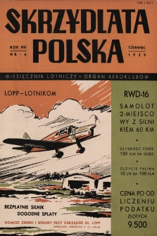 Skrzydlata Polska. 1939, nr 6