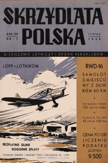 Skrzydlata Polska. 1939, nr 7