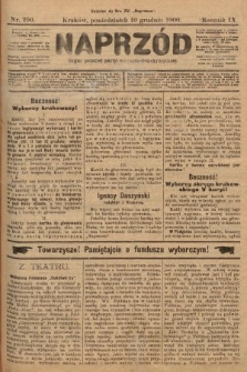 Naprzód : organ polskiej partyi socyalno-demokratycznej. 1900, nr 250