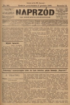 Naprzód : organ polskiej partyi socyalno-demokratycznej. 1900, nr 257