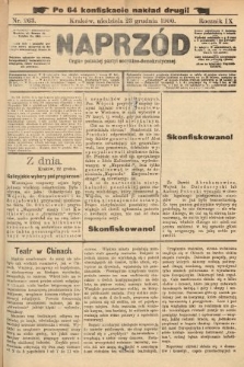 Naprzód : organ polskiej partyi socyalno-demokratycznej. 1900, nr 263 (po konfiskacie nakład drugi!)