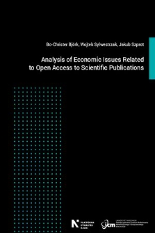 Analysis of economic issues related to Open Access to scientific publications