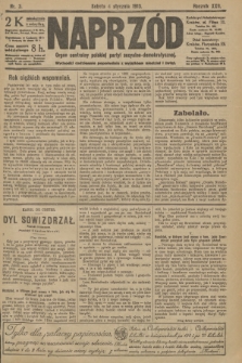 Naprzód : organ centralny polskiej partyi socyalno-demokratycznej. 1913, nr  3