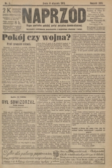 Naprzód : organ centralny polskiej partyi socyalno-demokratycznej. 1913, nr  5