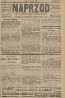 Naprzód : organ centralny polskiej partyi socyalno-demokratycznej. 1913, nr  13