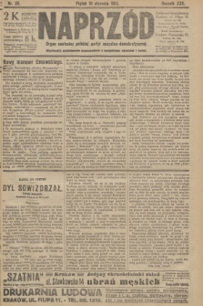 Naprzód : organ centralny polskiej partyi socyalno-demokratycznej. 1913, nr  25