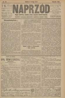 Naprzód : organ centralny polskiej partyi socyalno-demokratycznej. 1913, nr  32