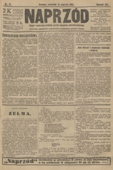 Naprzód : organ centralny polskiej partyi socyalno-demokratycznej. 1912, nr 13