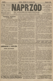 Naprzód : organ centralny polskiej partyi socyalno-demokratycznej. 1912, nr 22