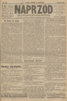 Naprzód : organ centralny polskiej partyi socyalno-demokratycznej. 1912, nr 27