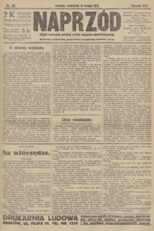 Naprzód : organ centralny polskiej partyi socyalno-demokratycznej. 1912, nr 30