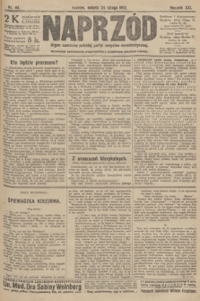 Naprzód : organ centralny polskiej partyi socyalno-demokratycznej. 1912, nr 44