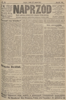 Naprzód : organ centralny polskiej partyi socyalno-demokratycznej. 1912, nr 70