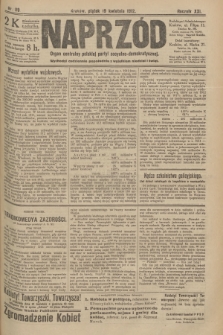 Naprzód : organ centralny polskiej partyi socyalno-demokratycznej. 1912, nr 89