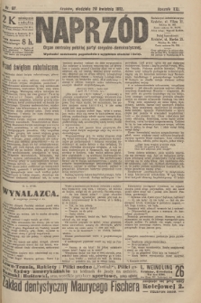 Naprzód : organ centralny polskiej partyi socyalno-demokratycznej. 1912, nr 97