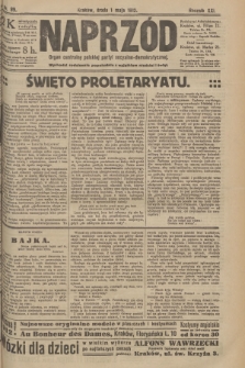 Naprzód : organ centralny polskiej partyi socyalno-demokratycznej. 1912, nr 99