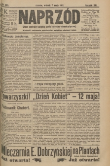 Naprzód : organ centralny polskiej partyi socyalno-demokratycznej. 1912, nr 103