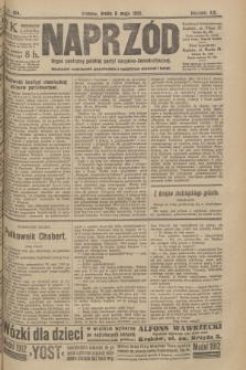Naprzód : organ centralny polskiej partyi socyalno-demokratycznej. 1912, nr 104