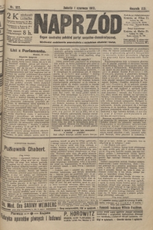 Naprzód : organ centralny polskiej partyi socyalno-demokratycznej. 1912, nr 122