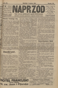 Naprzód : organ centralny polskiej partyi socyalno-demokratycznej. 1912, nr 123