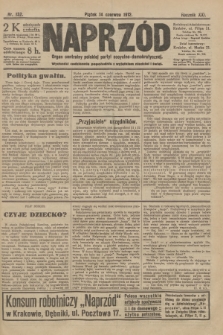 Naprzód : organ centralny polskiej partyi socyalno-demokratycznej. 1912, nr 132