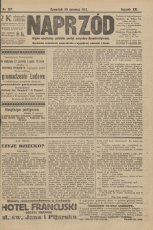 Naprzód : organ centralny polskiej partyi socyalno-demokratycznej. 1912, nr 137
