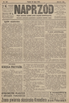 Naprzód : organ centralny polskiej partyi socyalno-demokratycznej. 1912, nr 167