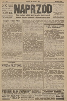 Naprzód : organ centralny polskiej partyi socyalno-demokratycznej. 1912, nr 176