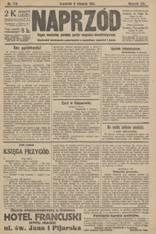 Naprzód : organ centralny polskiej partyi socyalno-demokratycznej. 1912, nr 178