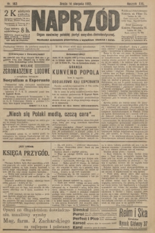 Naprzód : organ centralny polskiej partyi socyalno-demokratycznej. 1912, nr 183