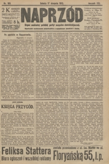 Naprzód : organ centralny polskiej partyi socyalno-demokratycznej. 1912, nr 185