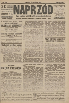 Naprzód : organ centralny polskiej partyi socyalno-demokratycznej. 1912, nr 201