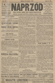 Naprzód : organ centralny polskiej partyi socyalno-demokratycznej. 1912, nr 221