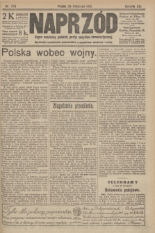 Naprzód : organ centralny polskiej partyi socyalno-demokratycznej. 1912, nr 273
