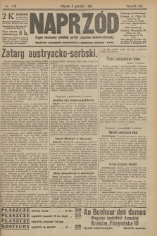 Naprzód : organ centralny polskiej partyi socyalno-demokratycznej. 1912, nr 276