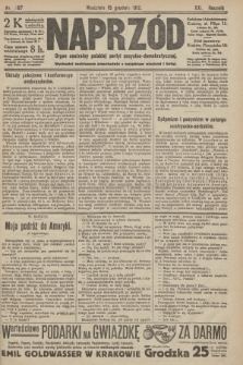 Naprzód : organ centralny polskiej partyi socyalno-demokratycznej. 1912, nr 287