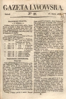 Gazeta Lwowska. 1836, nr 37