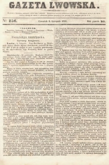 Gazeta Lwowska. 1851, nr 256