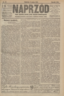 Naprzód : organ centralny polskiej partyi socyalno-demokratycznej. 1913, nr 57