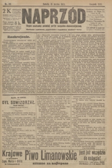 Naprzód : organ centralny polskiej partyi socyalno-demokratycznej. 1913, nr 62
